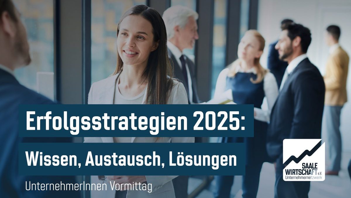 Werbeplakat für Erfolgsstrategien 2025